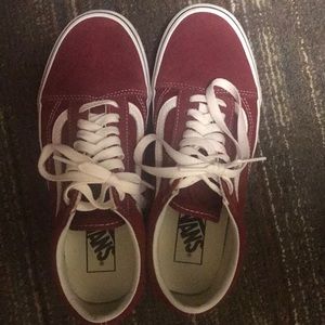 Maroon Vans